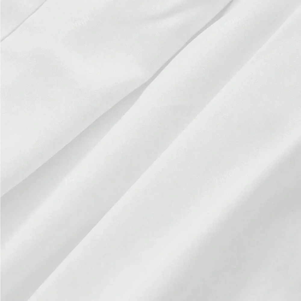 Elegant White Wide-Leg Pants XS - Picture 4 of 15